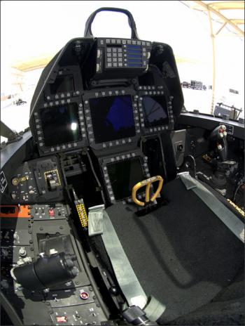 Cockpit F-22 Raptor