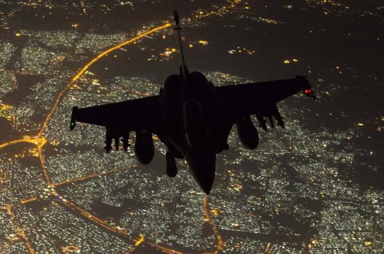 Vol de nuit au dessus de Bagdad